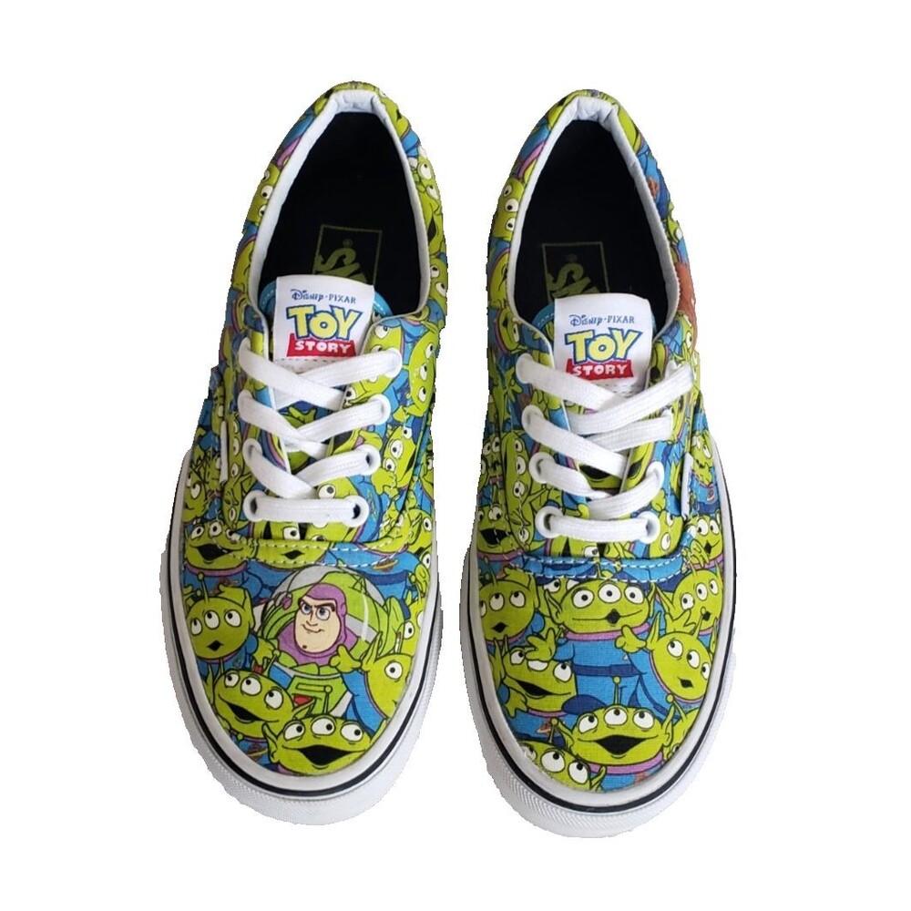Vans Toy Story Buzz Woody Alien Glow in Dark Eyes Disney Pixar Womens's Size 7.5